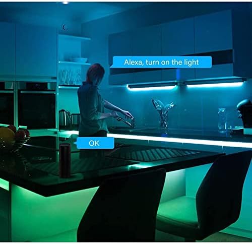 MIHEAL 5050 WiFi RGB LED Strip 65.6Ft IP65 Waterproof Black PCB Kit - Image 4