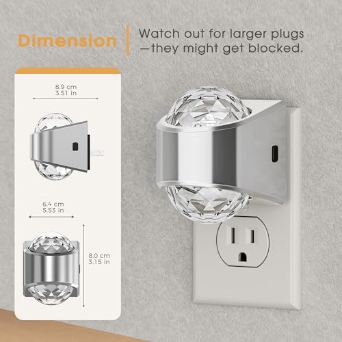 Briignite Night Light Plug into Wall, Color Changing Night Light for Kids - Image 5