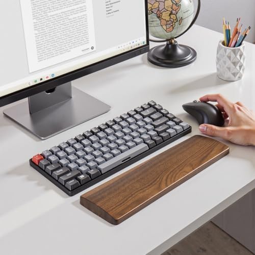 Ergonomic Wooden Wrist Rest Support for 87 Key Mechanical Keyboard - Image 7