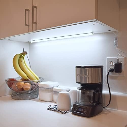 TrueColor USB LED Under Cabinet Light Bar, Frosted Cover, 24 in, Daylight - Image 7