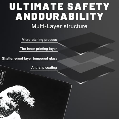 Glass Mousepad, Hard Surface Gaming Mouse Pads, Mousepad Gaming, Glasspad - Image 2