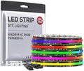 BTF-LIGHTING 16.4FT WS2811 Smart IC RGB DC24V FCOB COB LED Strip Light by BTF-LIGHTING