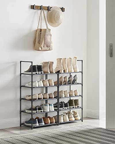 SONGMICS Shoe Rack, 10-Tier Shoe Shelf, Shoe Storage Organizer - Image 2