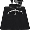 Sycoodeal Office Chair Mat for Hardwood Floor,Office Computer Gaming Chair Mat for Tile Floor,Large Floor Protector Rug,Anti-Slip,Easy to Clean,Pure Black(55"x36") by SYCOODEAL