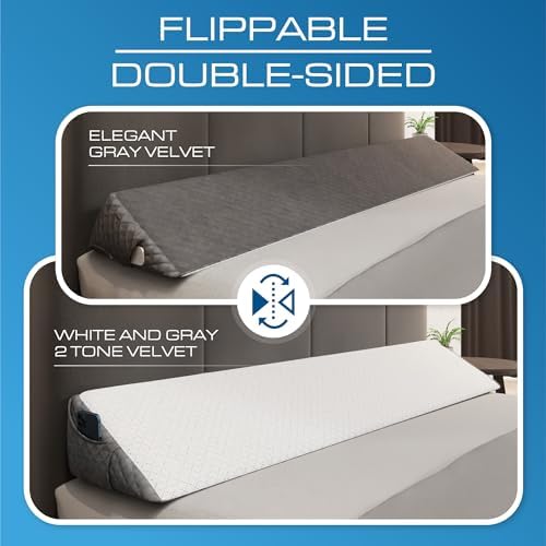 Kolbs Bed Wedge Pillow for Headboard | Modern Stylish Pillow to Fill Gap Between Headboard and Mattress | Bed Gap Filler (Twin Headboard Wedge Pillow - 39") - Image 2