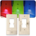 1 Pack - SnapPower Multi-Color GuideLight – Outlet Cover RGB Lights, Customizable Ambient Lighting/Mood Lighting for Home, Kitchen, Gaming Room, Kids Bedroom, Holiday Decor (Light Almond, Decor) by SnapPower