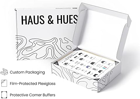 HAUS AND HUES Retro Video Game Posters for Walls Gamer Poster, Decor Boys Room, Wall Art Room Evolution of Controllers (Framed Beige 24x36), 24x36 Framed - Image 4