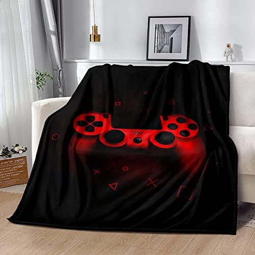 lirs Bedding Gaming Throw Blanket 80" x 60’’ Super Soft, Fleece, Gamer Gift for Couch Sofa for for Kids Boys Teens Video Game (MT-A06, 80’’x60) - Image 4
