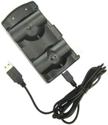 OSTENT 2 in 1 Charger Dock Station for Sony PS3 Wireless Bluetooth & PS Move Controller by OSTENT