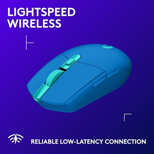 Logitech G305 Lightspeed Wireless Gaming Mouse - Blue - Image 3