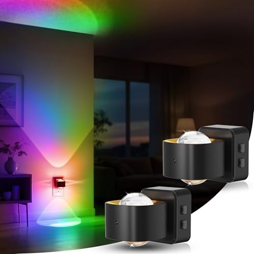 Briignite Night Light Projector, RGB Color Changing Night Light for Kids by WelcometoBriigniteenjoyyourtimehere