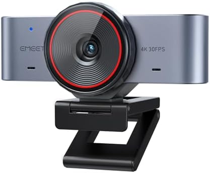 EMEET C960 Ultra 4K Webcam for Mac & PC, 1/1.5" Large Sensor, Metal Body by EMEET