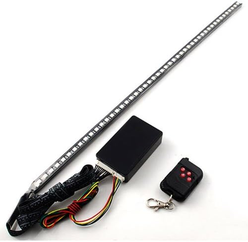 RGB 48 5050 SMD Scanning Knight Rider Light Bar Strip W/Remote Control Turn Signal Third Brake Light by AstraDepot