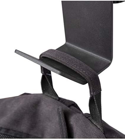 Stand Up Desk Store Clamp-On Under Desk Headphone Hanger, Backpack Hook, and Purse Holder - Black - Image 2