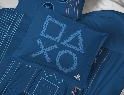 Jay Franco Kids Bed Set, Blue, PlayStation, 5 Piece Twin - Image 5