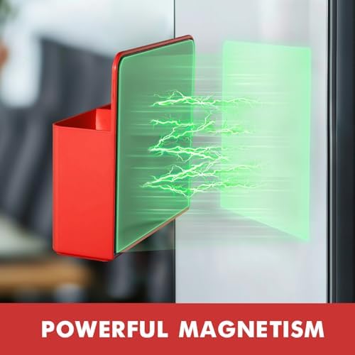 BEYGORM Plastic Magnetic Pen Holder, Powerful Magnet, 2 Pack - Image 3