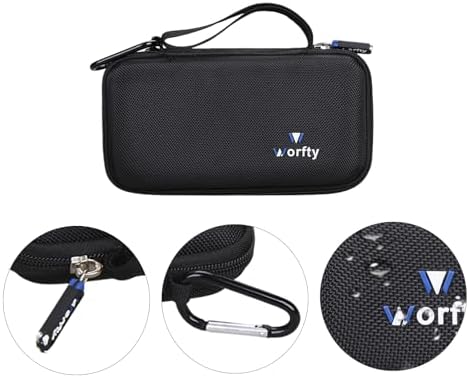 worfty Case for Trimui Smart Pro 5 inch Handheld Game Console - Hard Travel Protective Carrying Storage Bag (Case Only) (Black) - Image 4