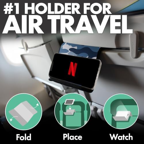 Flight Flap Airplane Phone Holder - Foldable Phone Stand for Plane Travel - Image 2