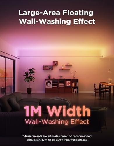 Govee RGBWWIC Strip Light with Skyline Kit 19.7ft, Smart Control, APP, WiFi - Image 2