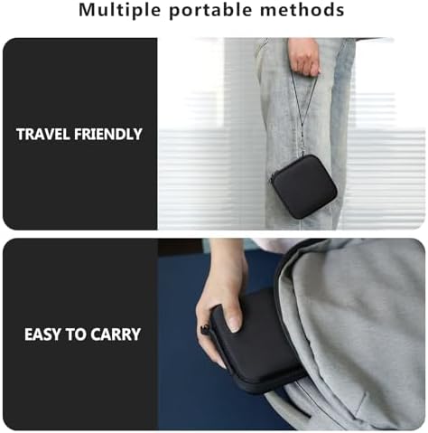 Supmay Carrying Case for Anbernic RG Rotate, RG34XXSP, RG35XXSP, Black - Image 6