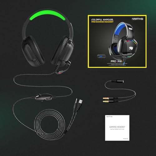 IMYB A36 Gaming Headset with Mic Stereo Headphones for Pc, PS5, Xbox - Image 6