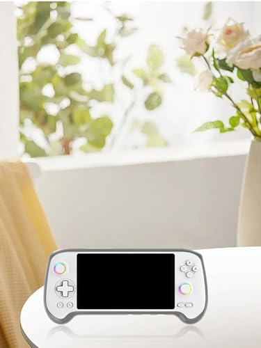Case for Anbernic RG557 5.48 Inch Handheld Gaming Console,BOVUGAC High Transparency Soft TPU Shockproof with Stand-Clear Black - Image 3