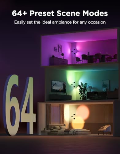 Govee Tree Floor Lamp with 3 Rotatable Lights, Compatible with Matter - Image 6