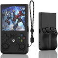 FIOPAZ for R36MAX Silicone Protective Case, Soft Skin for R36 MAX Retro Handheld Game Console Accessories, Anti-Scratch Washable Only for R 36 MAX Sleeve with Lanyard (Black) by FIOPAZ