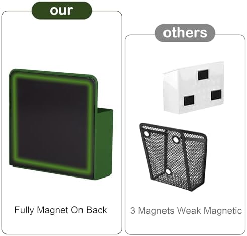 KITANIS Magnetic Pen Holder,2 Pack Magnetic Dry Erase Marker Holder with Generous Compartments,Strong Magnet Storage Marker Pen Pencil Organizer for Refrigerator,Whiteboard,Locker Accessories - Image 3