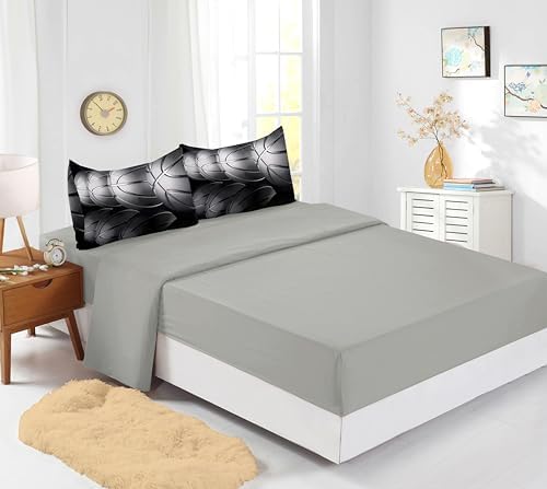 Basketball Comforter Sets,6 PCS Basketball Bedding Set for Boys,Kids Comforter Set for Boys,Twin Black and Grey Comforter Sets for Boy,Bed in A Bag with Sheets(Twin-6 Pieces) - Image 2