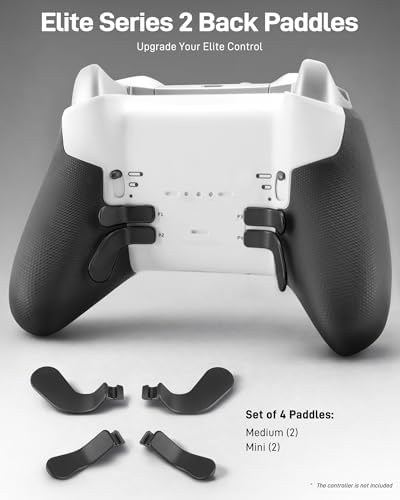 Complete Component Pack for Xbox Elite Controller Series 2 - Accessories Includes 1 Carrying Case, 1 Charging Dock, 1 Charger Cable, 4 Thumbsticks, 4 Paddles and 1 Adjustment Tool(BLACK) - Image 4