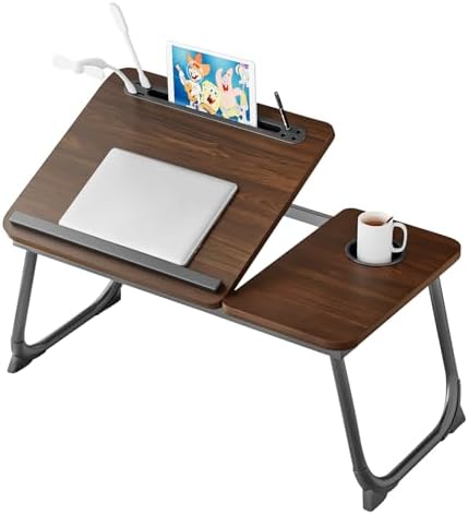 Laptop Desk for Bed, Adjustable Laptop Stand with 5 Different Angles by SIDIANBAN