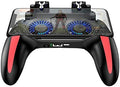 Ciglow Smartphone Gamepad, Rechargeable Mobile Phone Game Controller Gamepad with Dual Cooling Fans Game Auxiliary Key Gaming Handle for iOS/Android Smartphone.(2500mah) by Unknown