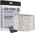BTF-LIGHTING RGBW LED Strip Warm White 16.4ft 60LEDs/m DC12V UL Listed IP67 by BTF-LIGHTING