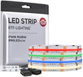 BTF-LIGHTING FCOB COB LED Strip Light,UL Listed RGBW 4000K 896LED/m High Density LED Tape Light,9.8FT DC12V 12mm Width Color Changing Light for Bedroom Home Indoor DIY Decor(No Adapter or Controller) by BTF-LIGHTING