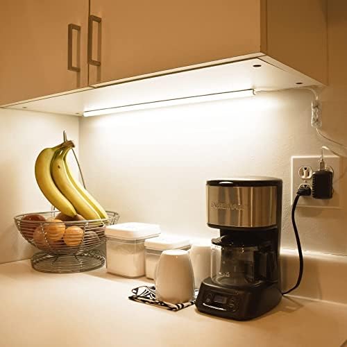 TrueColor USB LED Under Cabinet Light Bar, Frosted Cover, 24 in, Soft White - Image 7