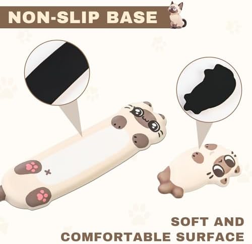 Keyboard Wrist Rest and Mouse Pad Set, Wrist Rest for Keyboard and Mouse - Image 7