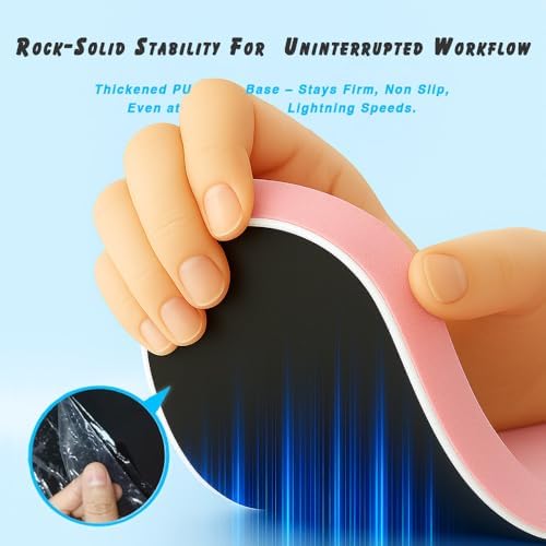 ErgoComfort Gel Wrist Rest Mouse Pad-Ergonomic Office Mousepad with Wrist Support-Non-Slip, Design Desk Accessories Mat for Home&Game Decor (09LavenderHaze Set) - Image 5