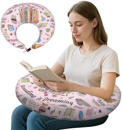 Queen Hero Lap Pillow for Reading & Gaming Lap Desk Pillows for Crocheting & Crafting with Elbow & Arm Support Cushion for Ergonomic Use on Bed and Couch by QueenHero