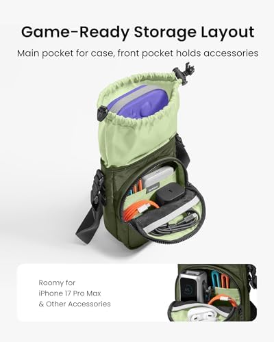 tomtoc Sling Crossbody Bag for Nintendo Switch 2/ Switch OLED Slim Case - Image 4