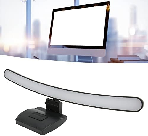 Computer Monitor Lamp, Asymmetric Optical Design Eye Protection LED Task Light Bar with Touch Dimming for Curved Monitors Office Study Gaming - Image 6