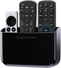 TotalMount Drop-Free Remote Holder – Removable Adhesive Strips – L Black by TotalMount