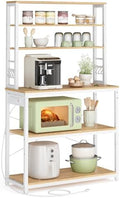 VASAGLE Coffee Bar, 31.5 Inches 6-Tier Baker's Rack with 6 Hooks by Unknown