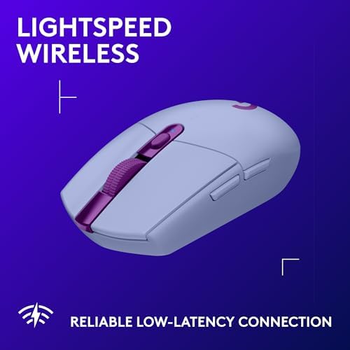 Logitech G305 Lightspeed Wireless Gaming Mouse + G733 Lightspeed Wireless Gaming Headset Bundle - Lilac - Image 3