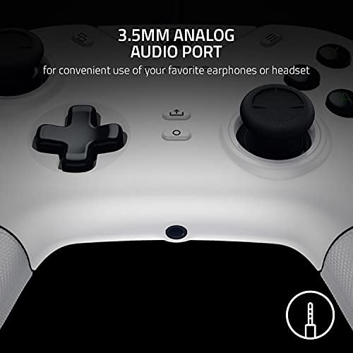 Razer Wolverine V2 Wired Gaming Controller for Xbox Series X|S, Xbox One, PC: Remappable Front-Facing Buttons - Mecha-Tactile Action Buttons and D-Pad - Trigger Stop-Switches - White - Image 6