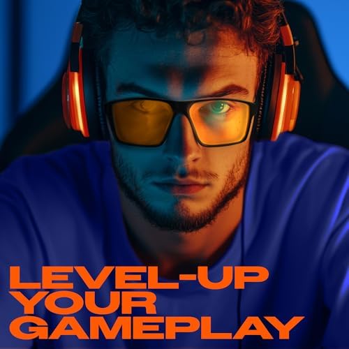 Titan Gaming Glasses, Blue Light Blocking, Night Driving Glasses for Men, Computer Protection, Gift for Gamers - Image 6
