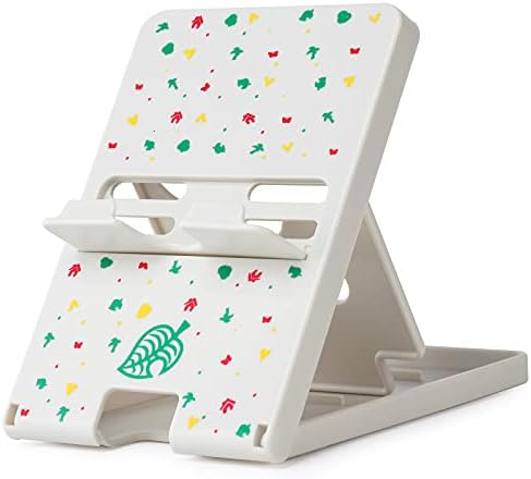 Tscope Foldable Switch Stand for Nintendo Switch/Switch 2/Lite/OLED, Adjustable Compact Portable Holder, Cute Leaf Design Gaming Stand Accessories (White) - Image 7