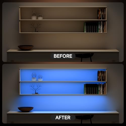 BTF-LIGHTING UL Listed Blue Color 3mm Width FCOB COB LED Strip Light - Image 5