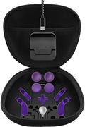 Complete Component Pack for Xbox Elite Controller Series 2 - Accessories Includes 1 Controller Carrying Case, 1 Charging Dock, 4 Thumbsticks, 4 Paddles, 1 Adjustment Tool and 1 Charging Cable(Purple) by BSUZUN