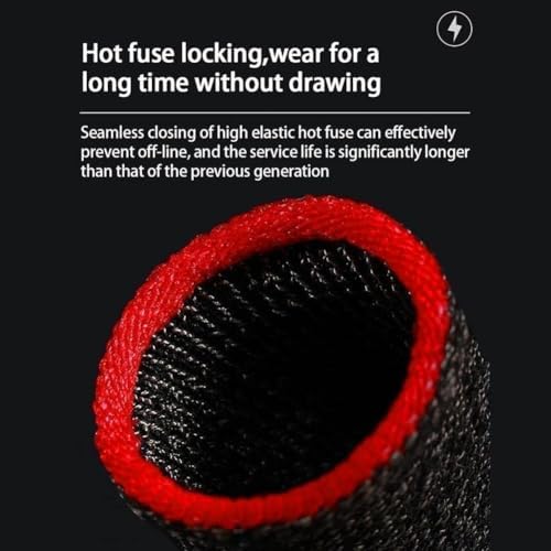1 Pair for Pubg Mobile Games Gaming Finger Sleeve Breathable Fingertips Sweatproof Fingertip for Mobile Cove Slip, Gaming Accessories (Purple) - Image 4